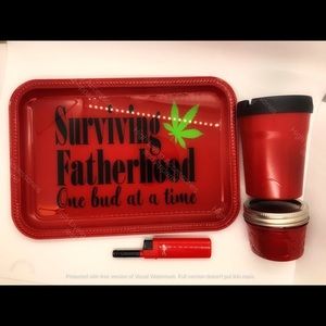 Surviving Fatherhood Tray Set, Trinket Tray Set